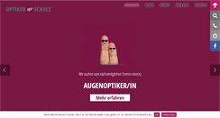 Desktop Screenshot of optiker-schulz.de