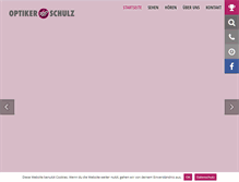 Tablet Screenshot of optiker-schulz.de
